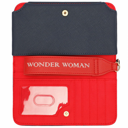 Wonder Woman Symbol Phone Case Wallet Wristlet